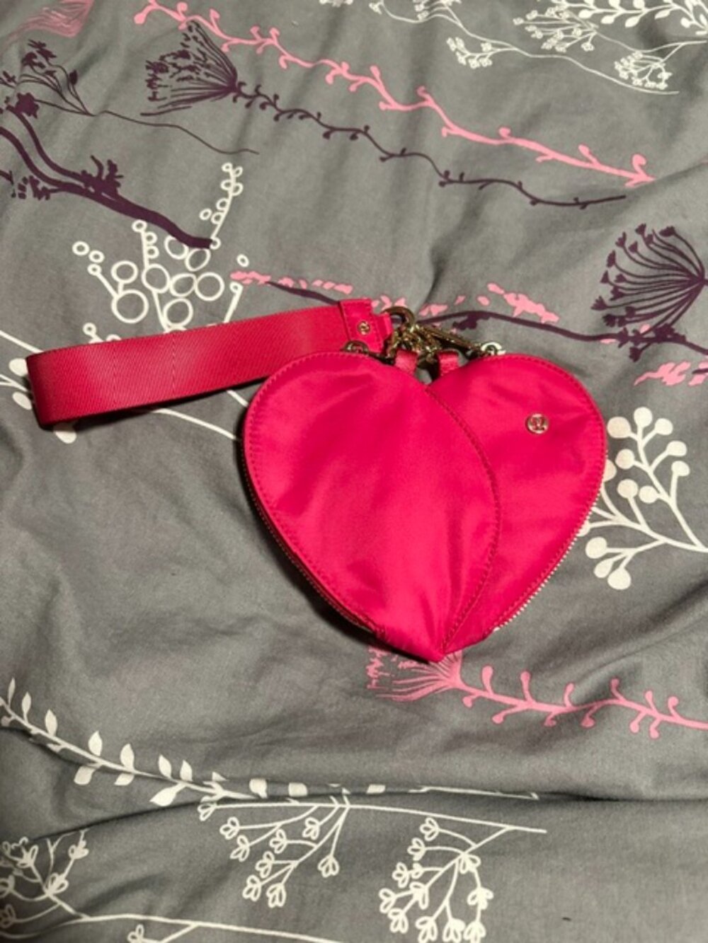 Lululemon heart wristlet